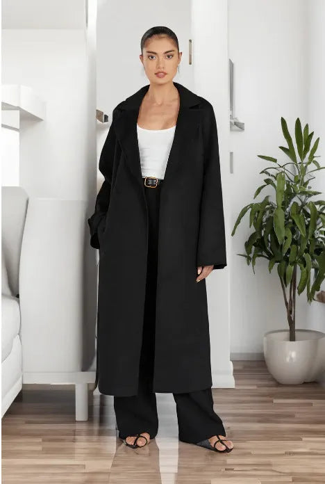 Loose Fashion Long Women's Knitted Cardigan High-grade Sweater Coat - Bellarte Enchanté Loose Fashion Long Women's Knitted Cardigan High-grade Sweater Coat